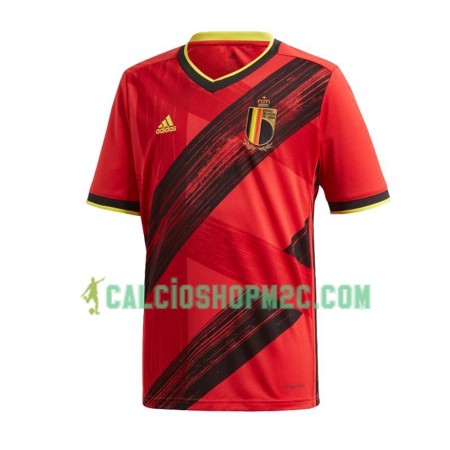 Belgio Maglia Prima Euro 2020 Manica Corta
